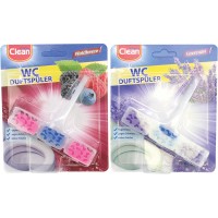 WC Duftspüler CLEAN 11,5cm, 60g 2fach sortiert WC Duftspüler CLEAN 11,5cm, 60g 2fach sortiert