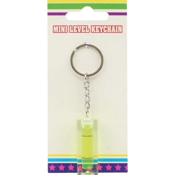 Keychain Mini Level 9,5cm with key chain ring
