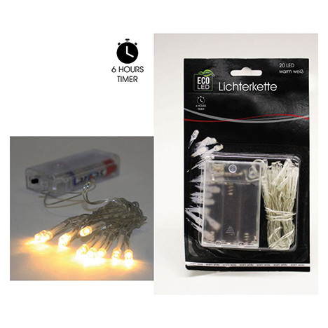 LED Lightchain 20 LED warmwhite outdoor (IP 44)