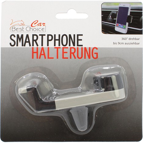 Car holder for smartphones ventilation grille