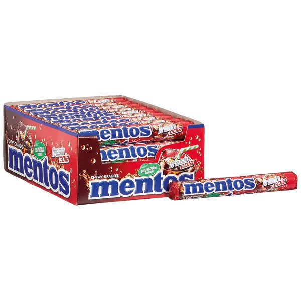 Food Mentos Chewing dragees 1pcs Cola