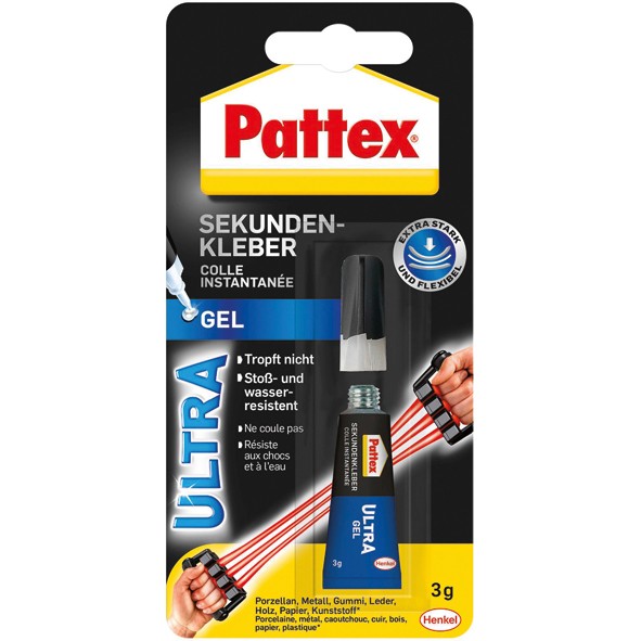 Pattex Sekundenkleber Gel Ultra 3g