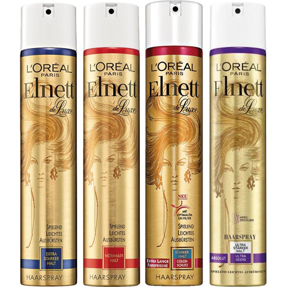 Elnett hairspray 300ml 24's mixed carton, Hair lacquer-hair spray, BRAND  COSMETICS