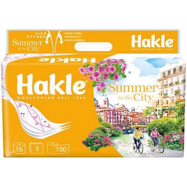 Hakle Toilettenpapier 3-lagig 16x150 Blatt