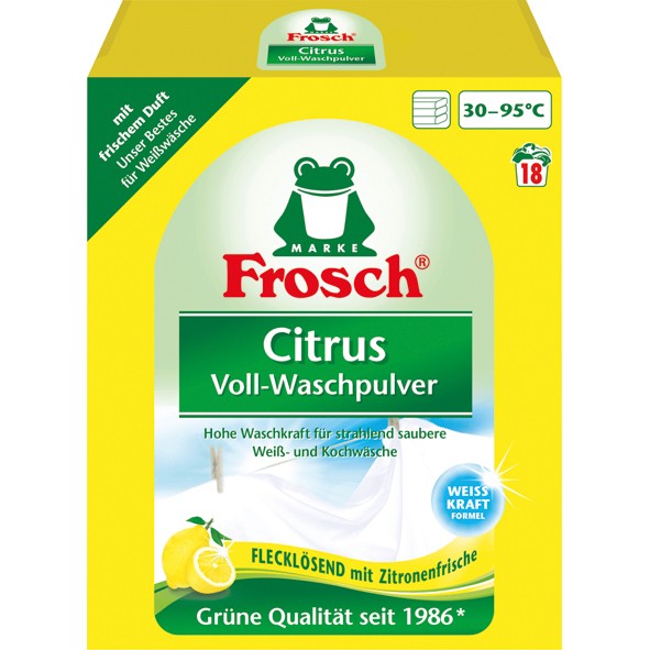Frosch Waschpulver 22WL Citrus