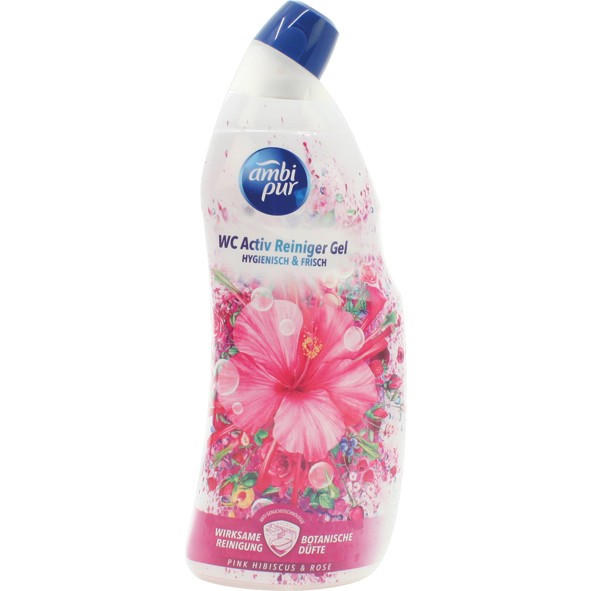 Ambi Pur toilet cleaner gel 750ml Pink Hibiscus