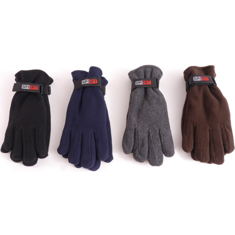 Winter Herren Handschuh Fleece unifarben