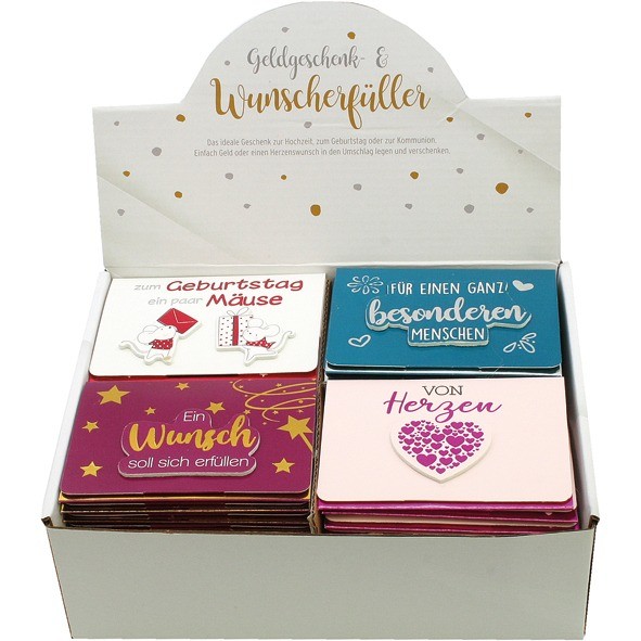 Karte Geldgeschenk 10x7cm mit Magnetverschluss