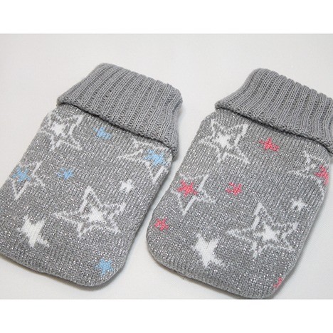 Pocketwarmer with fabric cover 'colourful stars'