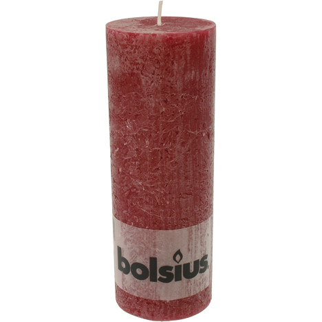 RUSTIK Cheroot Candle 190x68 old red