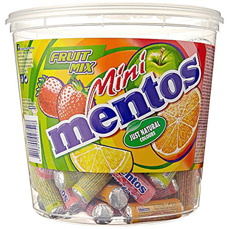 Food Mentos Mini Chewing dragees fruit