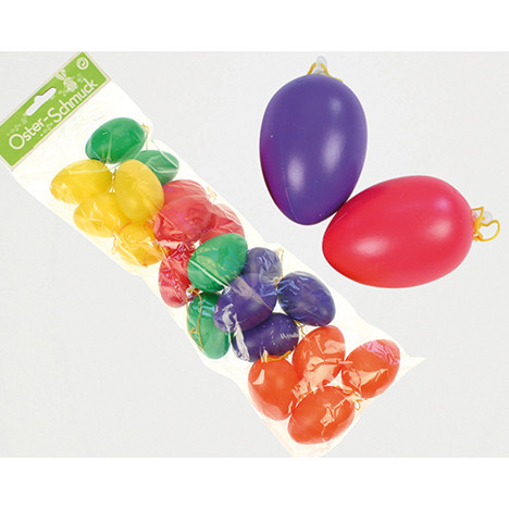 Easter eggs plastic set of 20 with hanger