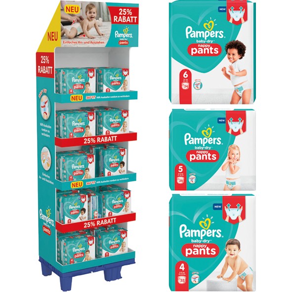 Pampers Baby Dry Pants 26's Mixdisplay