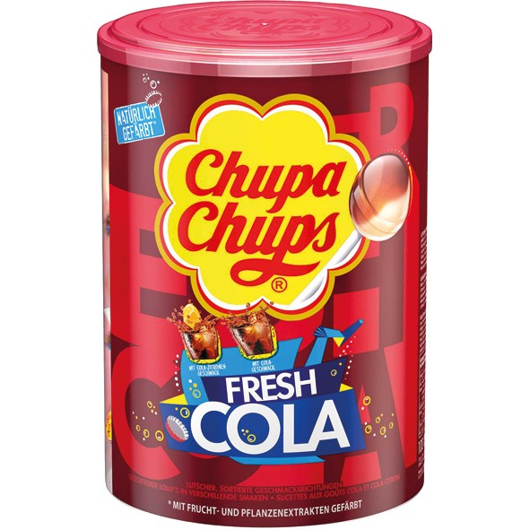 Chupa Chups Lolly Cola Mix 100's 1200g Cola ,