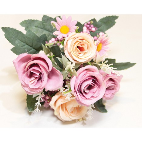 Bouquet of roses 30x16cm with 10 heads