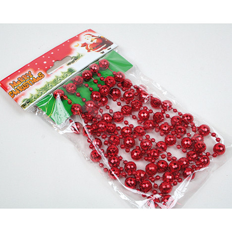Tree chain red big and small balls 120cm