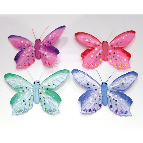 Schmetterling sehr edles 2er Set! Je 8x6cm