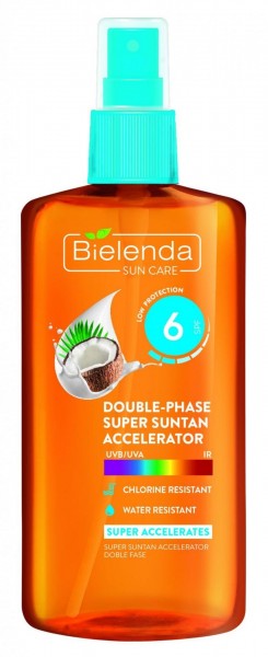 BIELENDA SUN CARE Double-phase super suntan accelerator SPF 6 150 ml