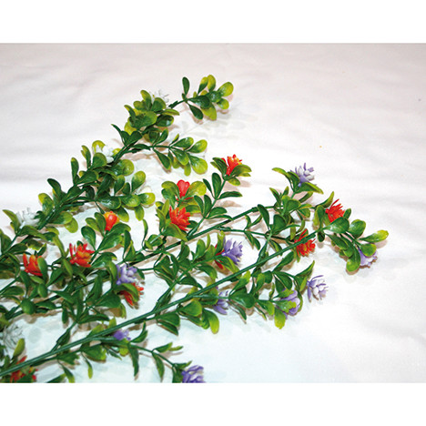 Dekogrün mit 13 Blüten und 50cm lang