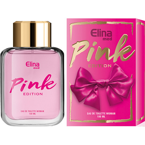 Parfüm Elina Pink Women 100ml, im Glasflacon