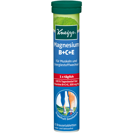 Kneipp Magnesium + Vitamin 20 fizzy tab