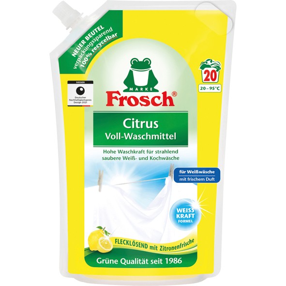 Frosch Liquid Laundry Detergent 1,8l Citrus