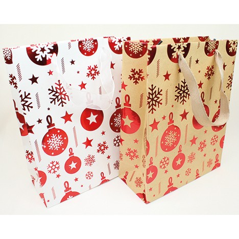 Geschenktasche 'Metallic Motive' 23x18cm
