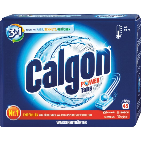 Calgon 3in1 Power Tabs 45pcs Water Softener
