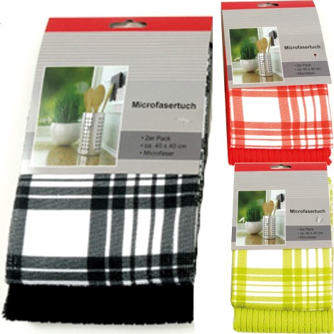 Microfibrecloth 2pcs 40x40cm