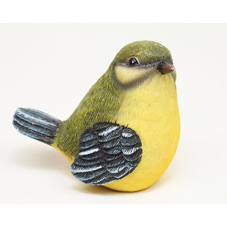 Vogel XL aus Kunstharz 6,5x7x5cm mit Struktur