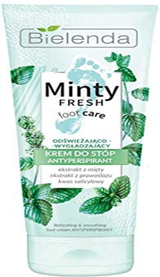 MINTY FRESH FOOT CARE antiperspirant cream refreshing and smoothing 100 ml