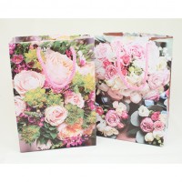 Gift bag 'Rose/Bunch' small 16x11,5x6cm Gift bag 'Rose/Bunch' small 16x11,5x6cm