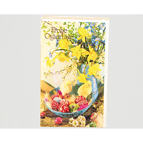 Easter envelope cards 12 assorted 19x11,5cm