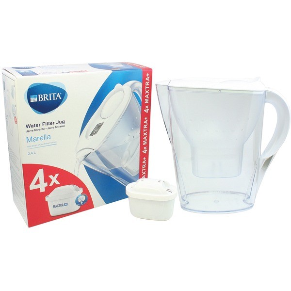 Brita Marella Cool White 2,4 L + 4x Matra Plus