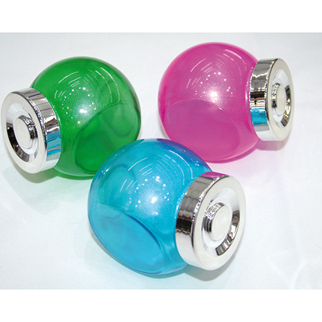 Storage ball glass 8x8x6cm in trendy colors