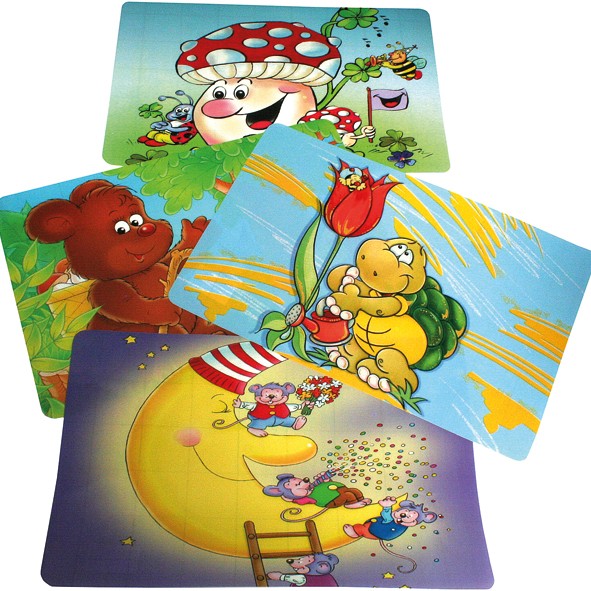 Placemat Kids Theme 43x28cm 4 Styles Asstd.