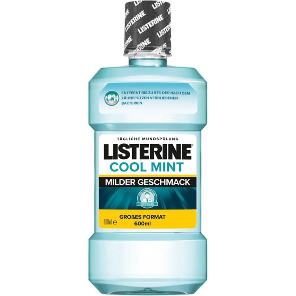 Listerine Mundspülung 600ml Cool Mint Mild