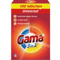 Gama Universalwaschmittel 100WL 6,5kg Packung Gama Universalwaschmittel 100WL 6,5kg Packung