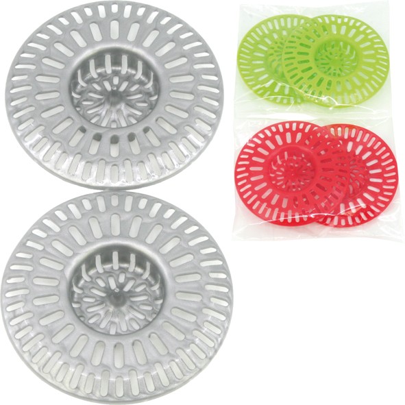 Drain strainer set of 2, 3 assorted, 8cm