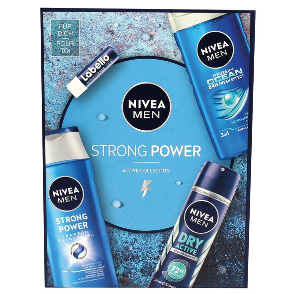 Nivea Men GP 'Stong Power' Deo 150ml + Shower