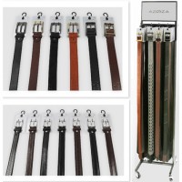 Gürtel Sortiment Herren 120tlg im Metall Display Gürtel Sortiment Herren 120tlg im Metall Display