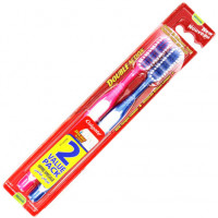 Zahnbürste COLGATE Double Action 2er medium 18cm Zahnbürste COLGATE Double Action 2er medium 18cm