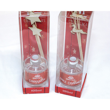 Fragrance oil 100ml in glass bottle w silver rim