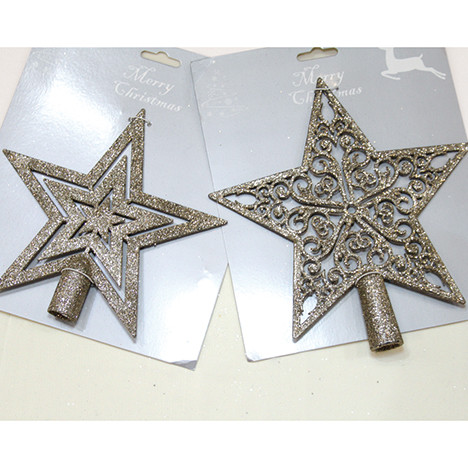 Tree top in star shape XL 21 and 18cm