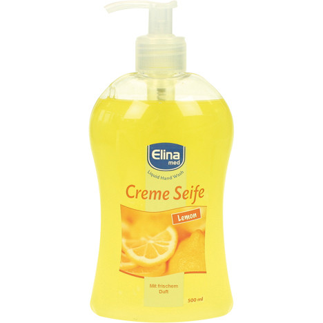 Soap Liquid Elina 500ml LemonFresh w/ Pump