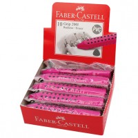 Faber Castell Radierer Dreikant Grip pink Faber Castell Radierer Dreikant Grip pink