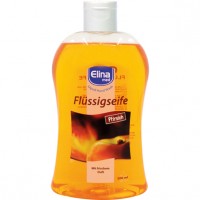 Seife flüssig Elina 500ml Pfirsich mit Flip-Top Seife flüssig Elina 500ml Pfirsich mit Flip-Top
