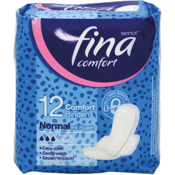Damenbinde Sence Fina Comfort 12er Normal mit