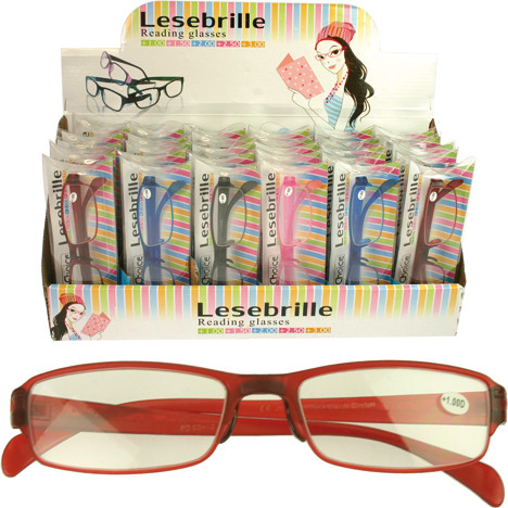 Reading Glasses Man+Woman colore asstd in Display