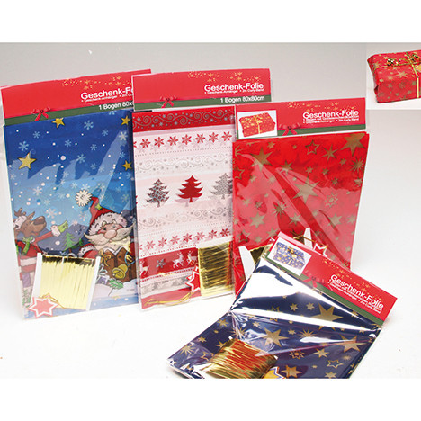 Gift wrap set 80x80cm incl. closure